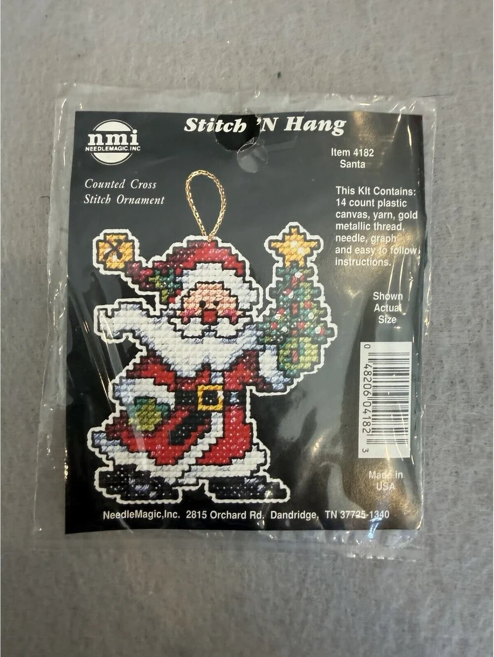 Lot Of 8 Counted Cross Stitch Christmas Ornament Kits New